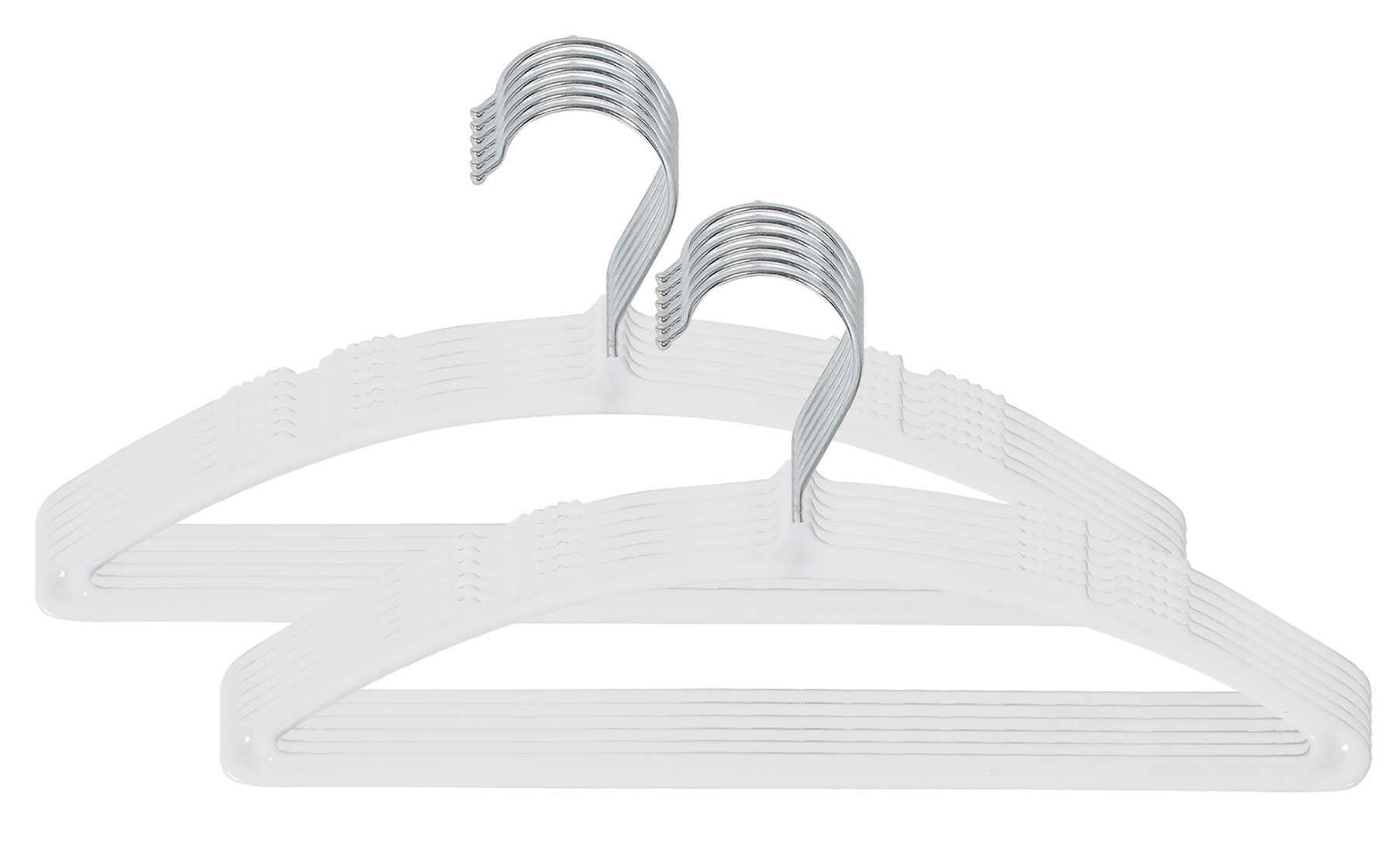 Kuber Industries Non-Slip, Space Saving Plastic Closet Baby Hanger For Laundry & Everyday Use (White)-HS43KUBMART25711