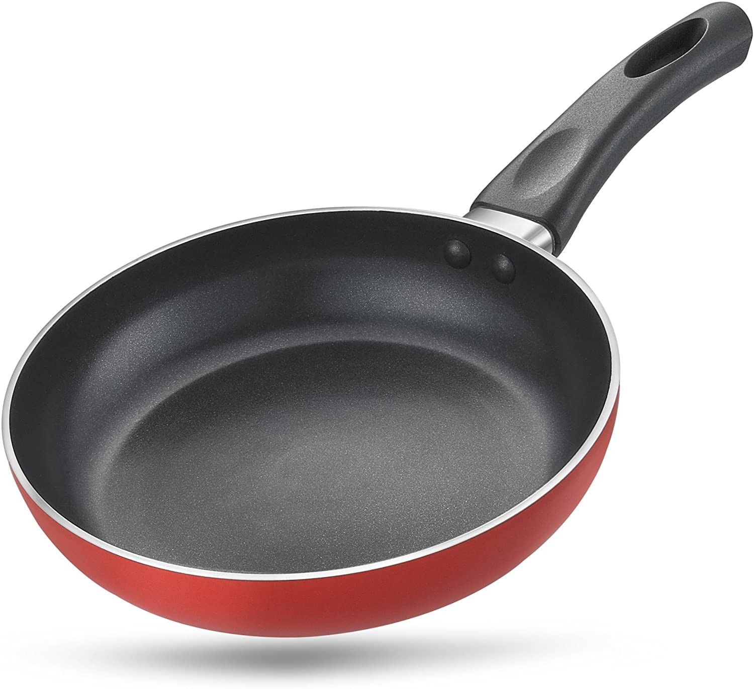 Kuber Industries Non Stick Aluminium Granite Fry Pan Induction And Gas Stove Compatible (Black)