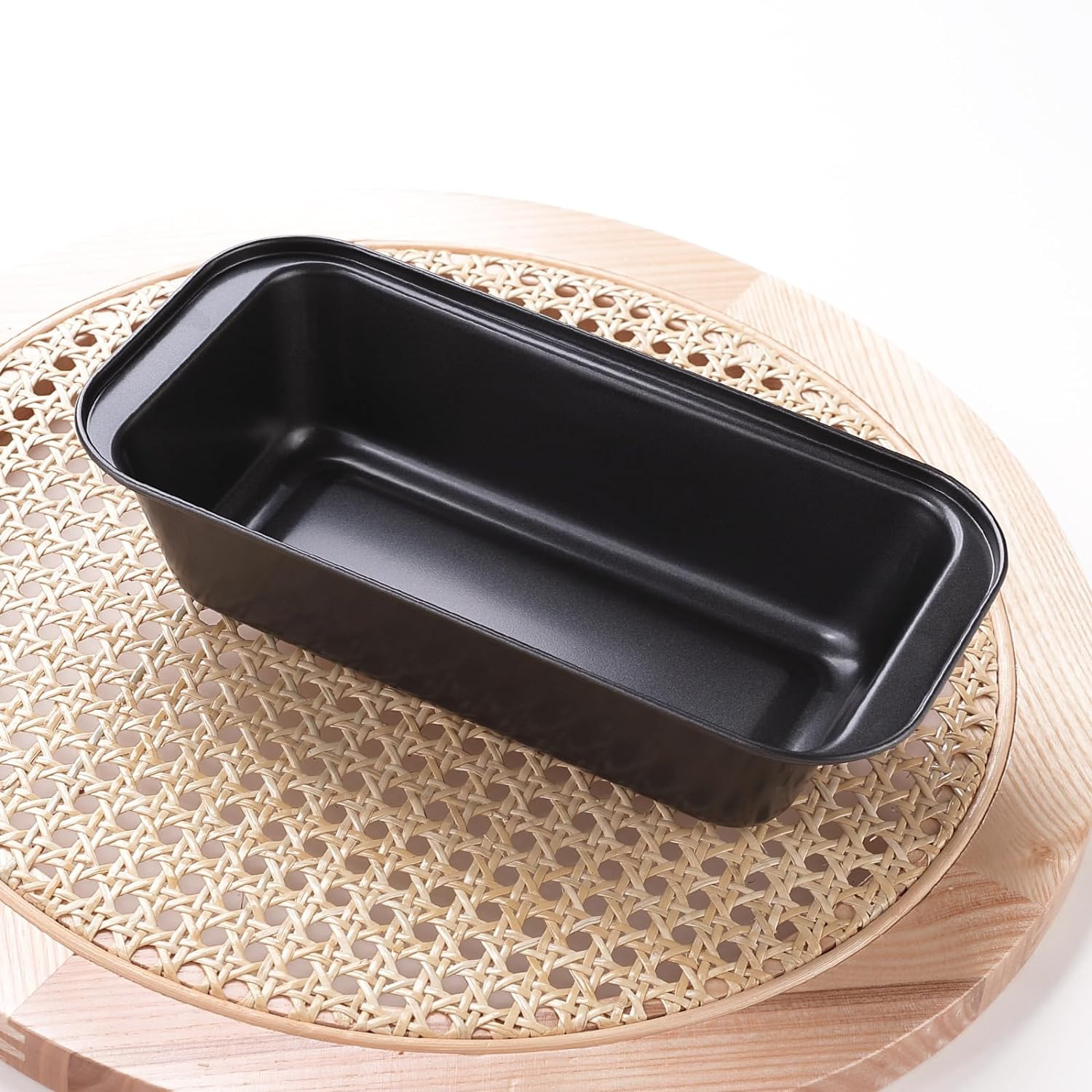 Kuber Industries Non-Stick Bread Baking Pan|Cake Tray for Baking|Bread, Cake Mould (Black)