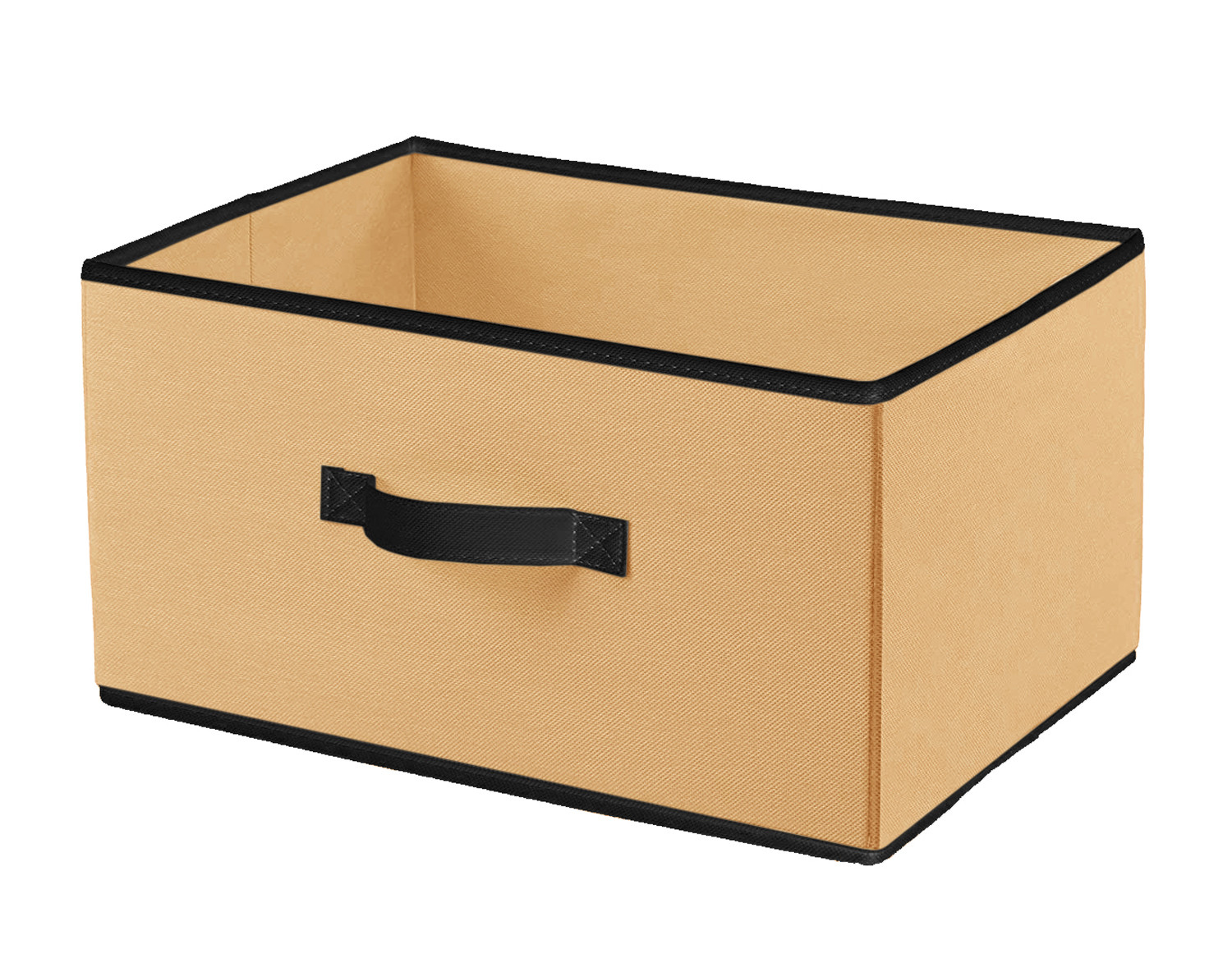 Kuber Industries Non-Woven Rectangular Flodable Cloth Storage Box (Brown)
