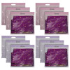 Kuber Industries Non-Woven Single Saree Covers With Transparent Window With Handle Pack of 12 (Purple &amp; Pink)