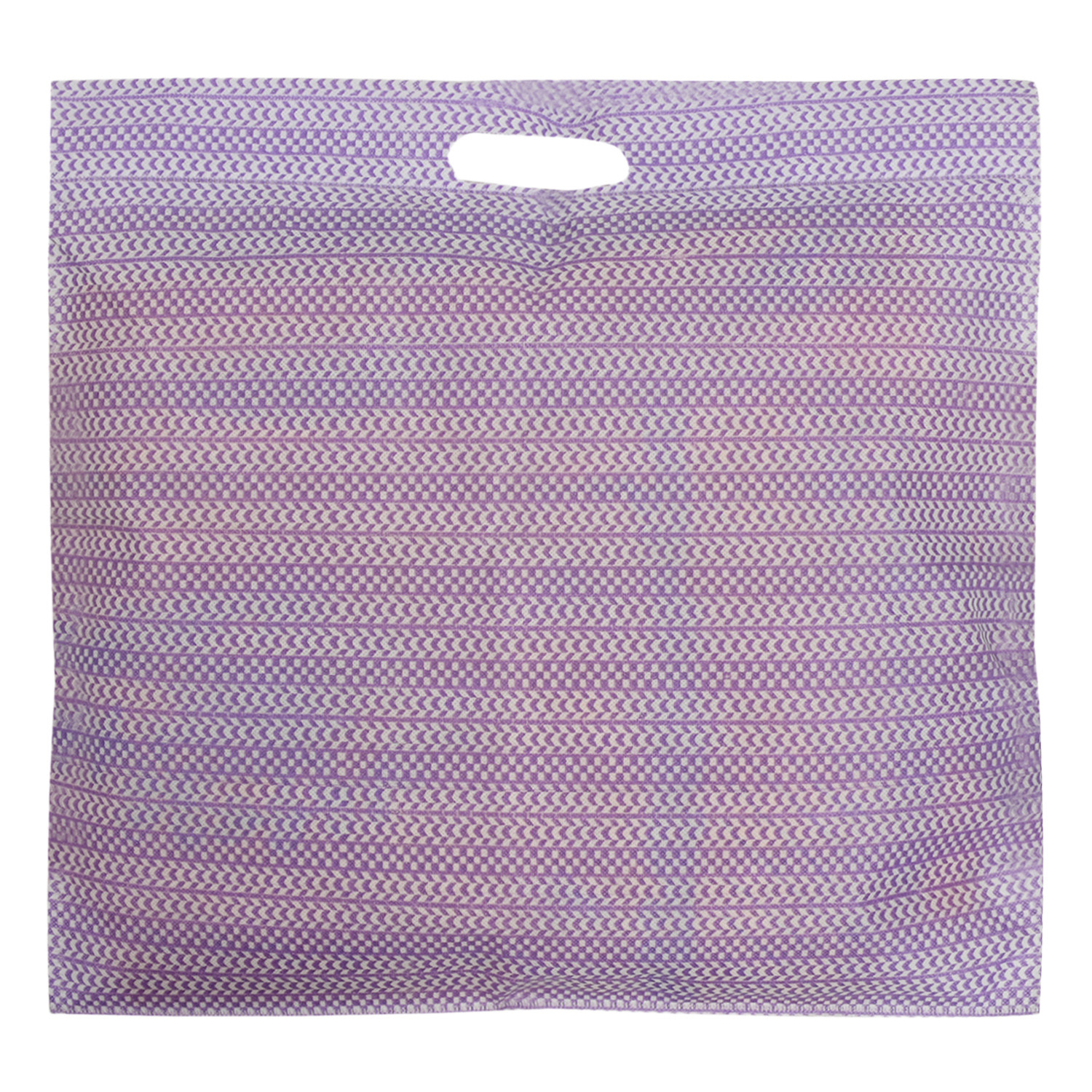 Kuber Industries Non-Woven Single Saree Covers With Transparent Window With Handle Pack of 12 (Purple & Brown)