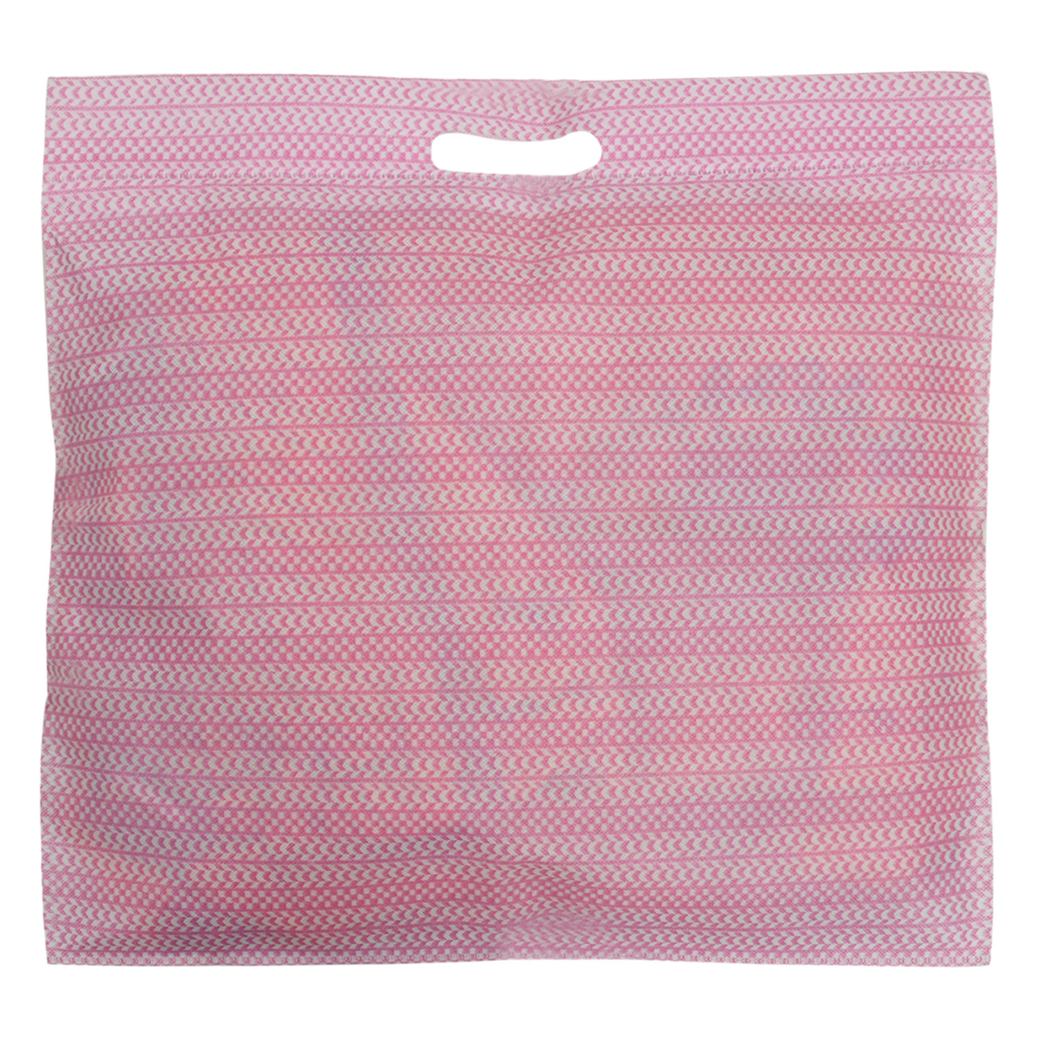 Kuber Industries Non-Woven Single Saree Covers With Transparent Window With Handle(Pink)