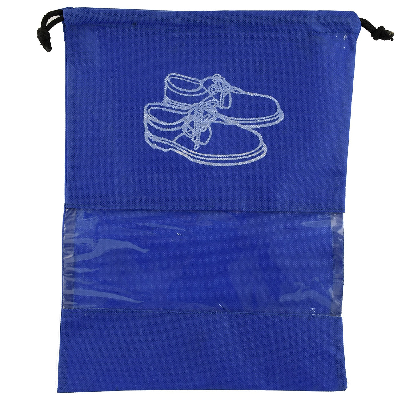 Kuber Industries Non Woven Travel Shoe Organizer Space Saving Fabric Storage Bags Organizer (Royal Blue & Maroon)-KUBMART954
