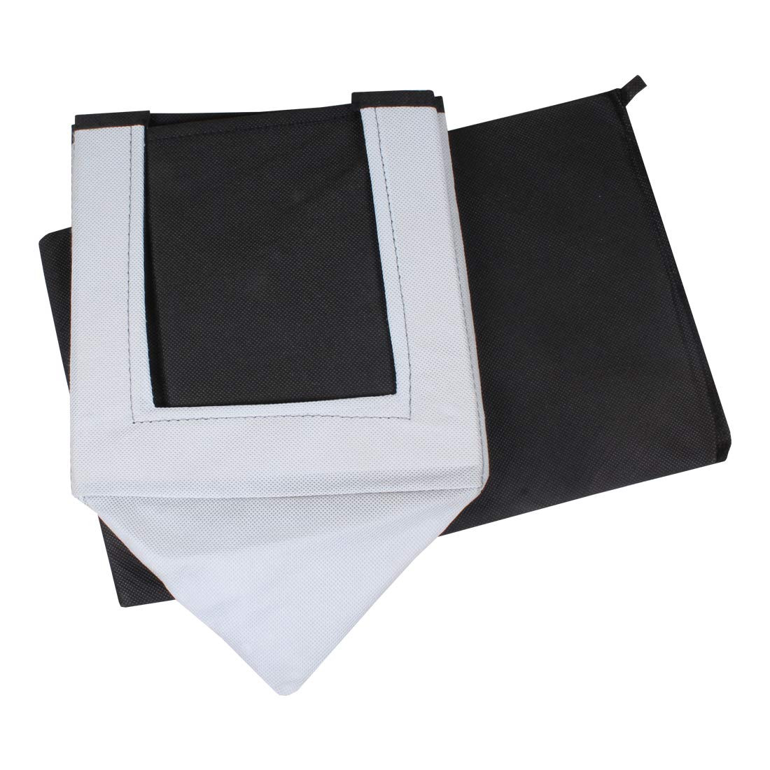 Kuber Industries Non Woven Wardrobe Cloths Organizer-Shirt Stacker Storage Box (Grey & Brown)