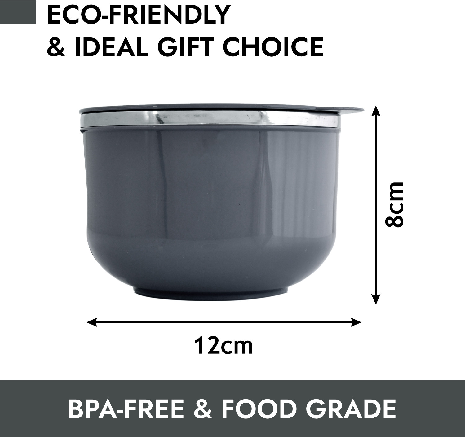Kuber Industries Noodle & Soup Bowl Set | Steel Noodle Bowl with Spoon | Airtight Bowl for Pasta-Rice | Food Container | Office Bowl | Kitchen Bowl Set | 600 ML | Pack of 2 | Multicolor