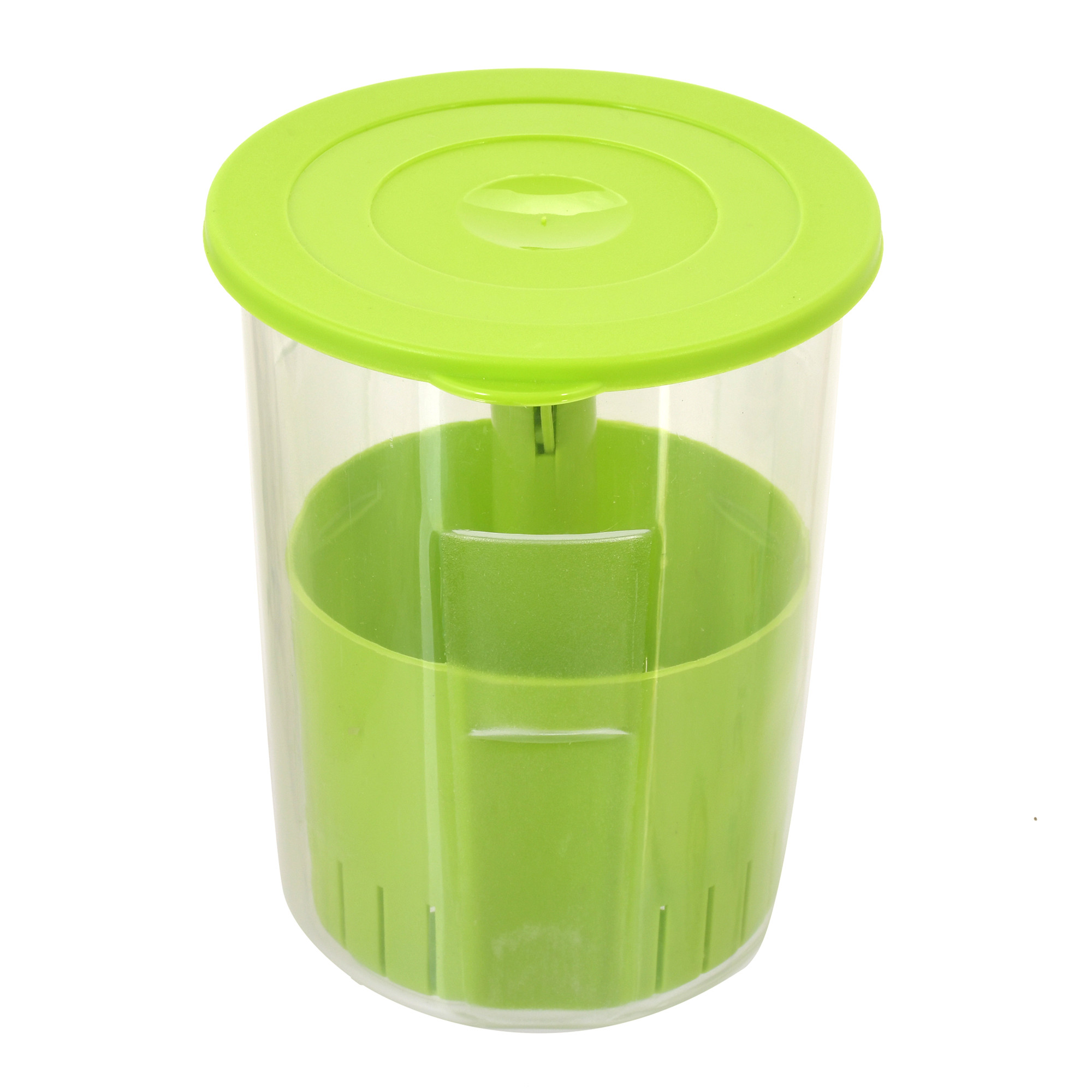 Kuber Industries Oil Less Unbreakable Plastic Pickle Container,Dinning Table Storage Container for Chutney,Pickles,Achar,Spices,Jam,Ketchup Kitchen Storage,Jars,1000 Ml (Green)