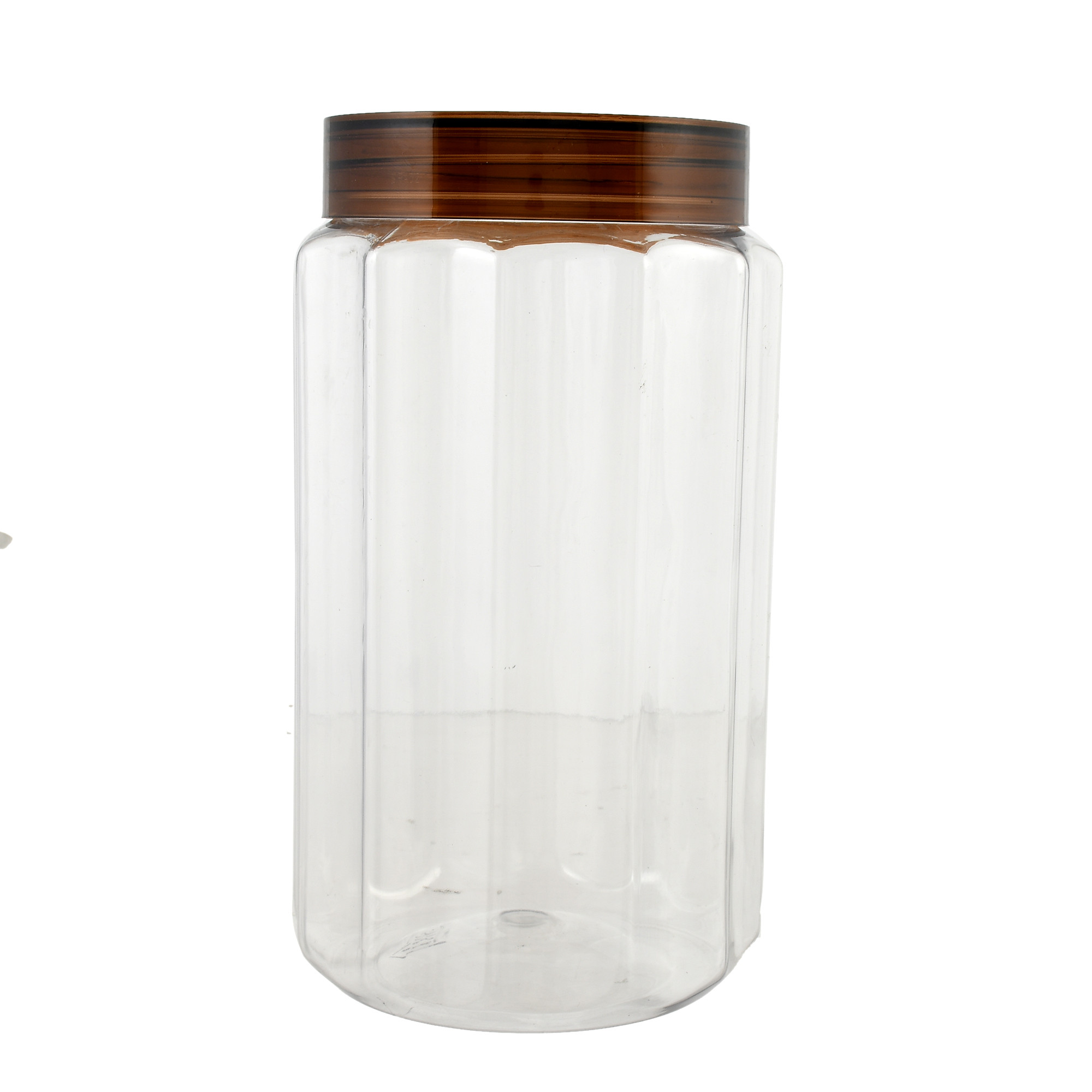 Kuber Industries Opal Airtight Food Storage Containers Kitchen Containers for Storage Set Plastic Storage Box for Kitchen Airtight Containers Storage Jar Set for Kitchen Storage (800 ml, Brown)