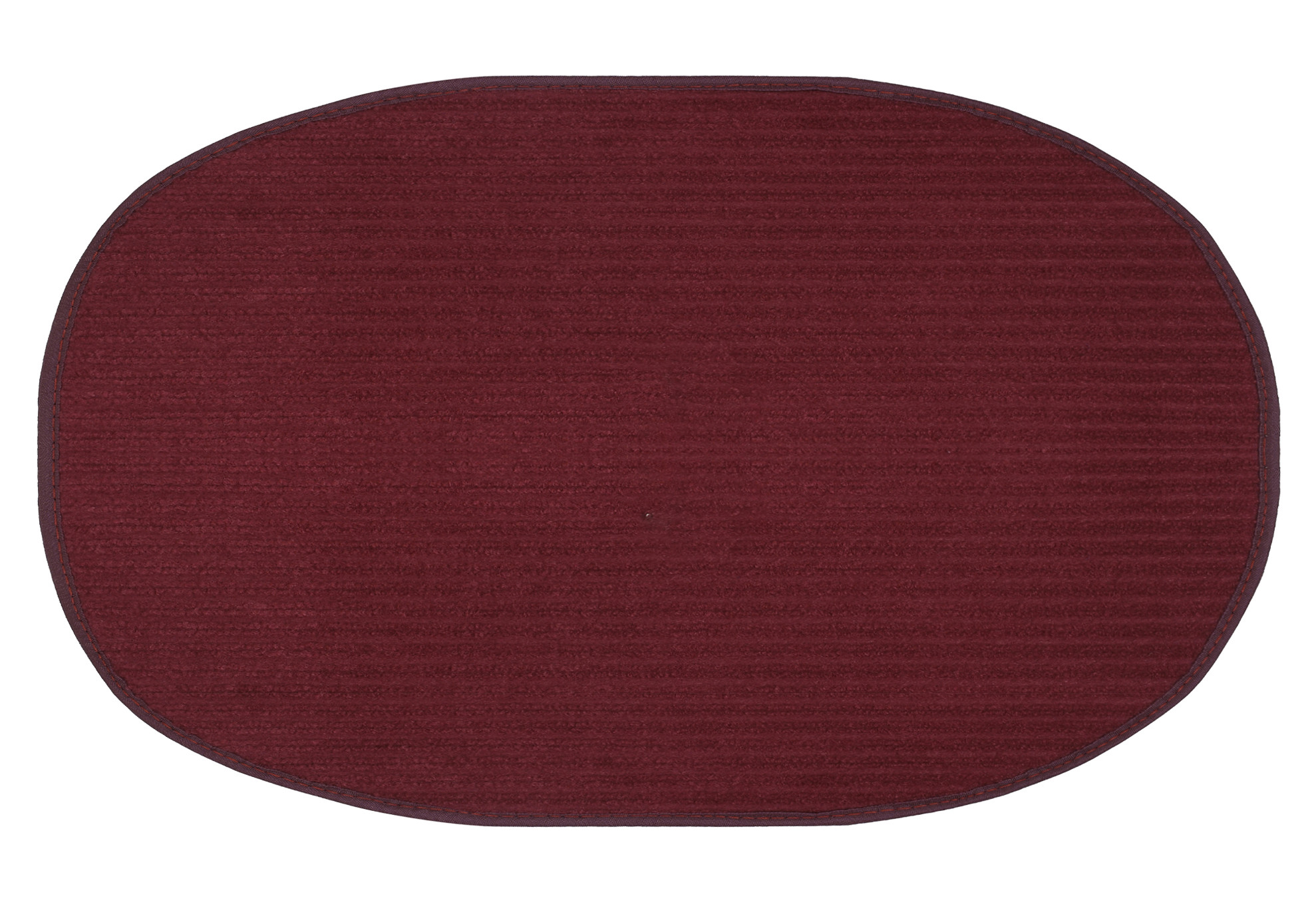 Kuber Industries Oval Shape Durable Microfiber Door Mat, Heavy Duty Doormat, Indoor Outdoor, Easy Clean, Waterproof, Low-Profile Mats for Entry, Patio, Garage (Set Of 3,14'' x 23'',Maroon & Green & Brown)-KUBMRT12139