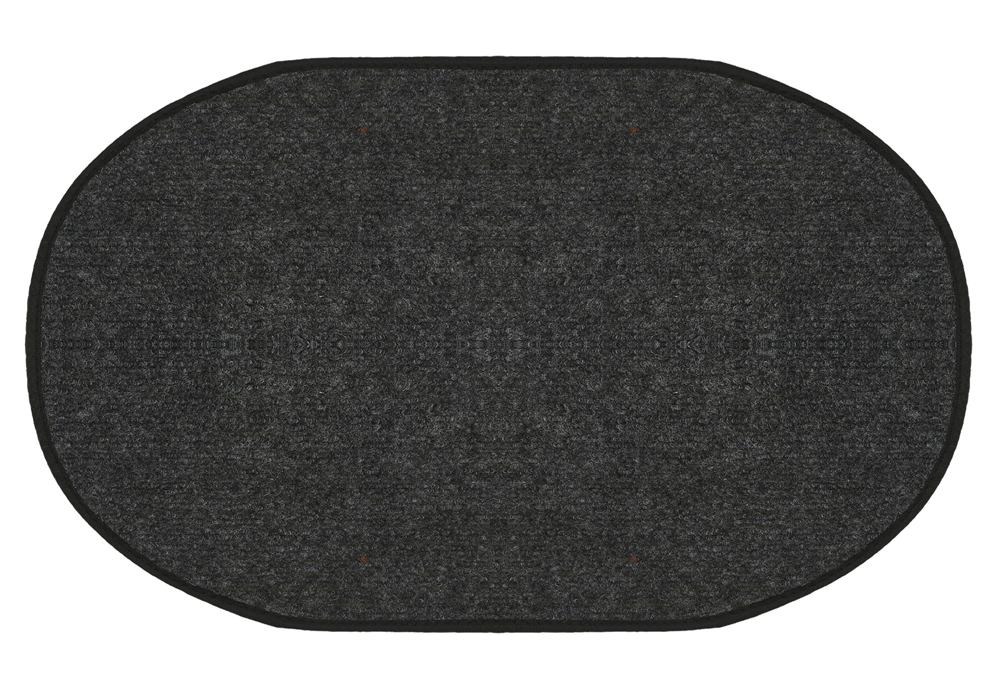 Kuber Industries Oval Shape Durable Microfiber Door Mat, Heavy Duty Doormat, Indoor Outdoor, Easy Clean, Waterproof, Low-Profile Mats for Entry, Patio, Garage (Set Of 3,14'' x 23'',Green & Grey & Brown)-KUBMRT12143