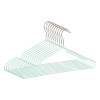 Pack of 10 Multipurpose Cloth Hangers for Wardrobe | Iron Hangers for Clothes, Shirt, Saree &amp; Caps | Multiple Hangers for Hanging | HD-1-MINT | Mint