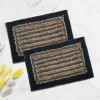Anti-Skid Door Mats For Home | Furry &amp; Soft Washable Water Soaking Floor/Bathroom Mat - Dark Blue