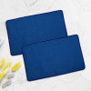 Anti-Skid Door Mats For Home | Soft, Washable Microfibre &amp; Water Soaking Floor/Bathroom Mat - Blue
