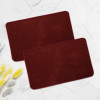 Anti-Skid Door Mats For Home | Soft, Washable Microfibre & Water Soaking Floor/Bathroom Mat - Maroon