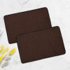 Anti-Skid Door Mats For Home | Soft, Washable Microfibre &amp; Water Soaking Floor/Bathroom Mat - Brown