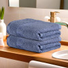 Cotton Hand/Face Towels For Men &amp; Women | Easily Washable | Workout Gym Napkins For Men | Pocket Towel - Dark Blue