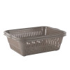 Multipurpose Plastic Storage Baskets for Organizing Home &amp; Office | Clothes, Makeup &amp; Stationery Storage Box/Tray- Ideal for Kitchen, Bathroom and Room | Plain Beige