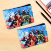 Pencil Pouch | Square Stationary Pouch | Pen-Pencil Box for Kids | School Geometry Pouch | Pencil Utility Bag | Zipper Pencil Organizer | Marvel Avengers | Black
