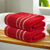 Soft Cotton Face Towels For Men &amp; Women/Ladies | Easily Washable | Pocket Towels &amp; Workout Gym Napkins For Men - Red