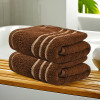 Soft Cotton Face Towels For Men &amp; Women/Ladies | Easily Washable | Pocket Towels &amp; Workout Gym Napkins For Men - Dark Brown