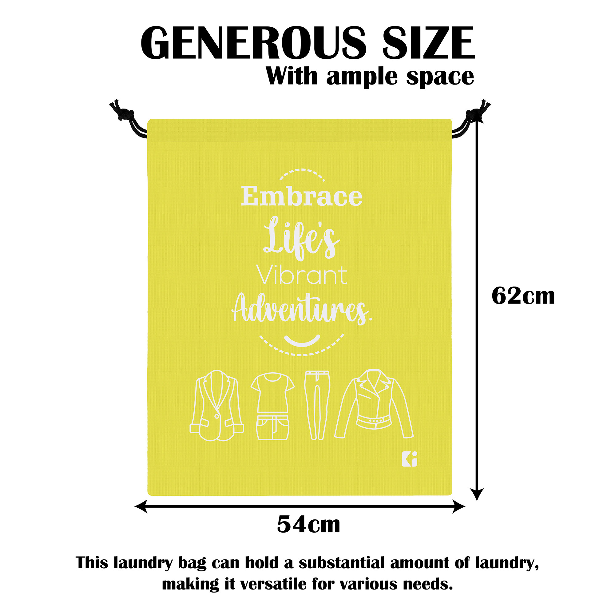 Kuber Industries Pack of 3 Cloth Storage Bag | Storage Organizer | Carrying Bag | Garments Cover for Laundry | Storage Organizer for Clothing-Travel | Medium | Yellow-Royal Blue & Gray