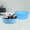 Desk Organizer | Stationery Organizer Tub | Multipurpose Storage Organizer | Office Supplies Organizer for Pen-Pencil-Staplers-Clips | Desktop Organizer | 6 LTR | Sky Blue