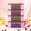 Saree Covers | Non-Woven Saree Bags Clothes Bag for Women | Foldable Storage Bag for Almirah &amp; Wardrobe (Patta Print) Sari Cover Bags | Pink