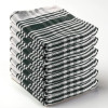 Pack of 6 Cotton Kitchen Cloth/Napkins | Fridge, Table, Kitchen Platform Cleaning &amp; Roti Napkins | 16x26 Inches - Green
