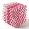 Pack of 6 Cotton Kitchen Cloth/Napkins | Fridge, Table, Kitchen Platform Cleaning &amp; Roti Napkins | 16x26 Inches - Pink