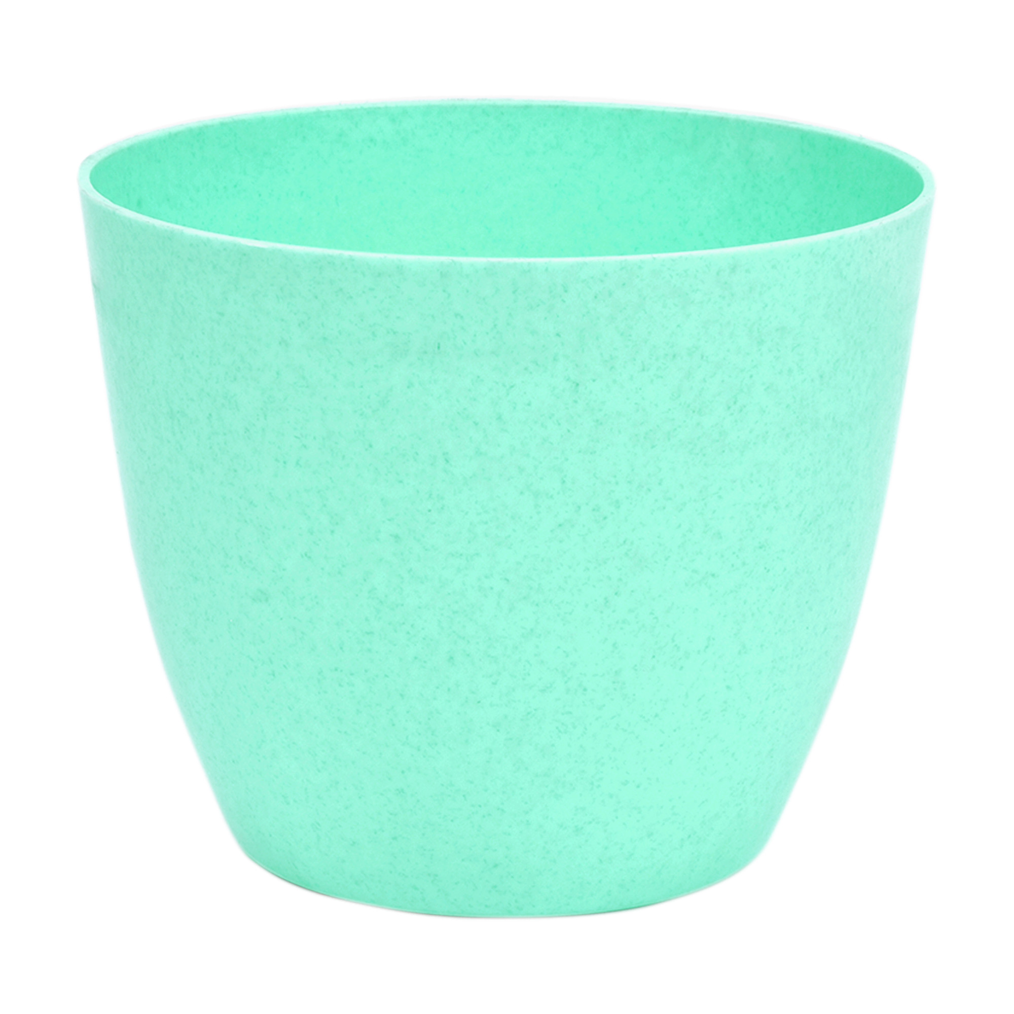 Kuber Industries Pack of 6 Flower Pot  Flower Pot for Living Room-Office  Flower Planters for Home-office-Lawns  Garden Dcor  Flower Planters Pots for Balcony  Marble Cool  5 Inch  Mint Green