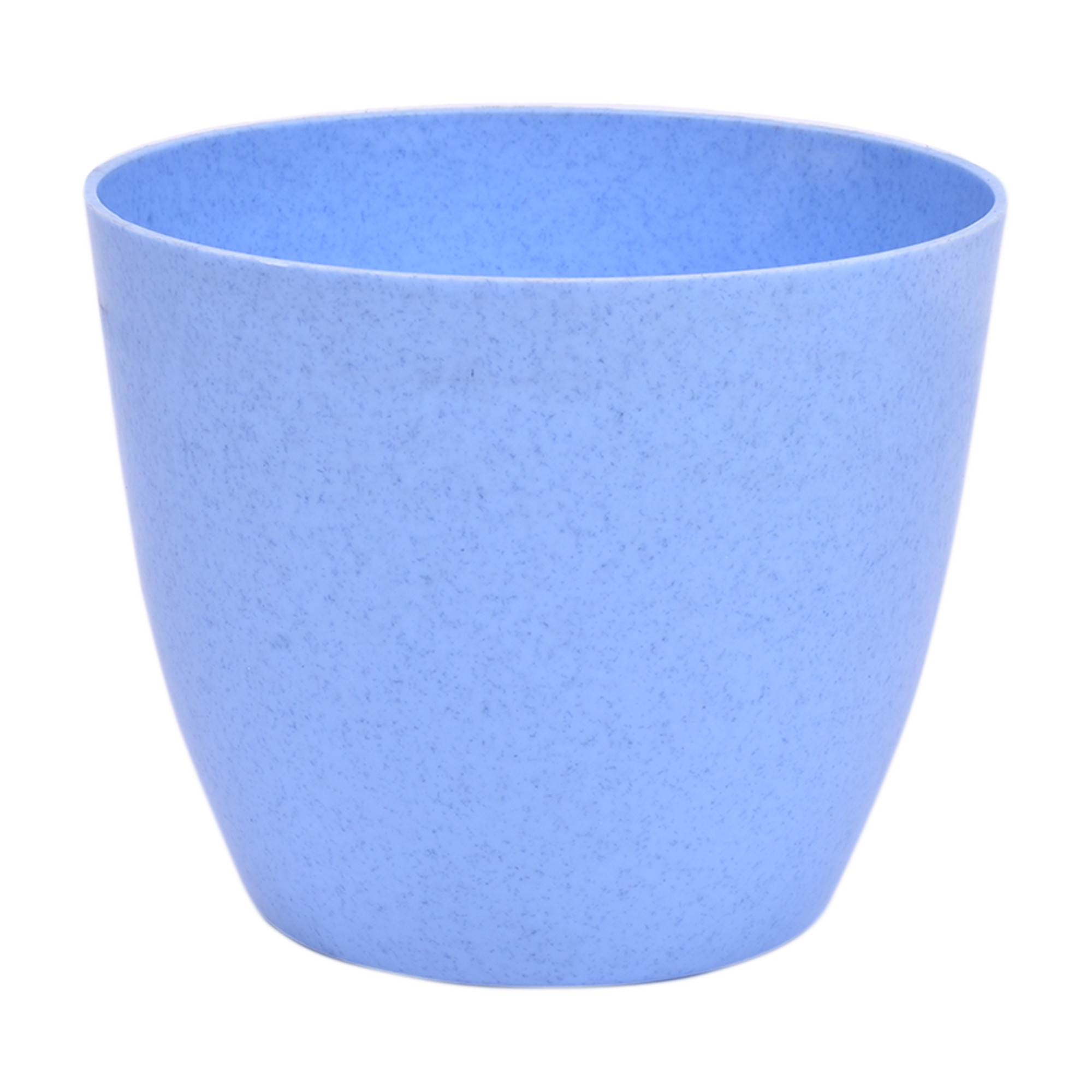 Kuber Industries Pack of 6 Flower Pot  Flower Pot for Living Room-Office  Flower Planters for Home-office-Lawns  Garden Dcor  Flower Planters Pots for Balcony  Marble Cool  5 Inch  Blue