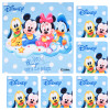 Pack of 6 Handkerchiefs | Disney Team ! | Cotton Handkerchiefs for Boys &amp; Girls | Premium Handkerchiefs | Rumal for Boys &amp; Girls | Hankies for Gifting | Sky Blue