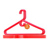 Pack of 6 Multipurpose Cloth Hangers for Wardrobe | Plastic Hangers for Clothes, Shirt, Saree, Bra, Pant, Shawl &amp; Cap | Hangers for Cloth | American Style | Red
