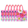 Shopping Bags | PVC Lunch Handbags | Reusable Bags for Shopping-Lunch-Grocery-Vegetables | Multi-Purpose Shopping Bags | Sunflower Carry Bags | Multicolor