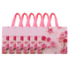 Shopping Bags | PVC Lunch Handbags | Reusable Bags for Shopping-Lunch-Grocery-Vegetables | Multi-Purpose Shopping Bags | Gulab Carry Bags | Pink