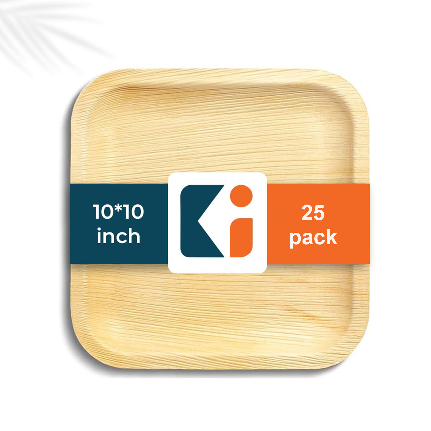 Kuber Industries-Palm Leaf Plate -Set of 25-10 