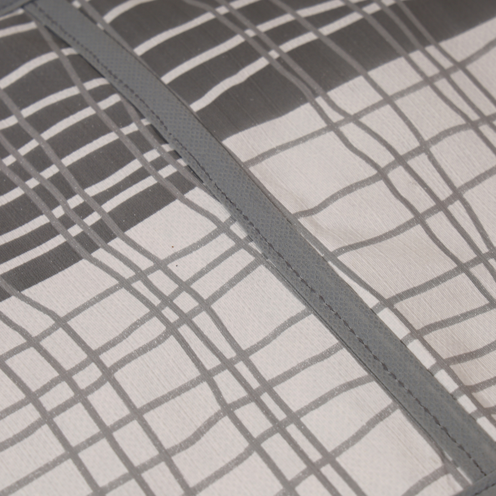 Kuber Industries Paper Holder  Foldable Hanging Organizer  PVC Lining Design Magazine Holder  Document Organizer  Wall Hanging Letter Holder with 3 Pocket  Gray