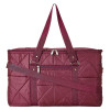 Kuber Industries Parachute Foldable Duffle Bag/Bag Packs With Handle For Traveling (Maroon)