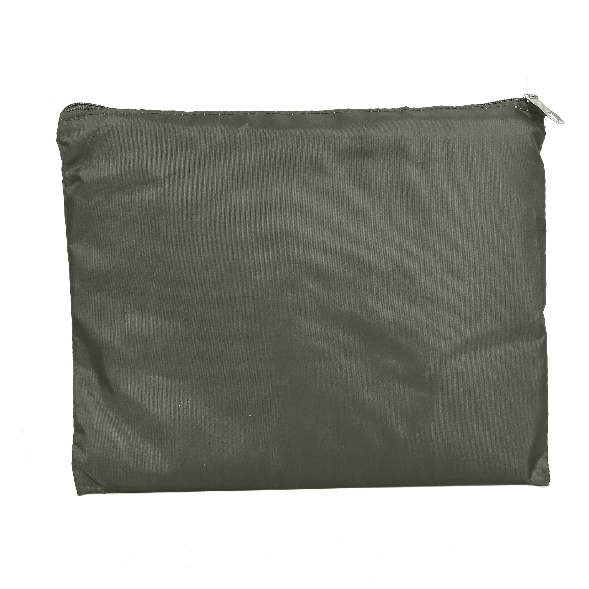 Kuber Industries Parachute Multi-Purpose Storage Bag/Clothing Storage Organizer/Toy Storage Bag/Stationery Paper Storage Bag with Zipper Closure & Strong Handle With Bag Cover (Green)