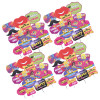 Kuber Industries Party Photo Props | Cardboard Cupcake Picks |Decorations Supplies for Farewell | Birthday Party | Theme Cupcake Topper | 56 Pieces | PP-8038 A | Multicolor