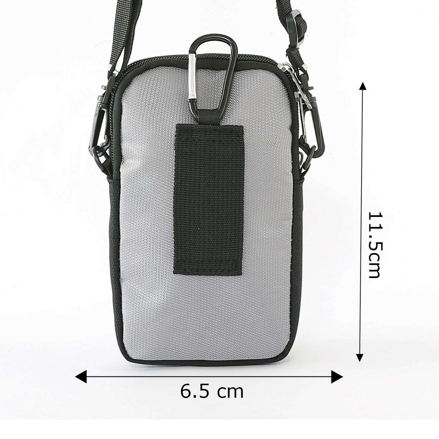 Kuber Industries Paspport Holder for Men & Women|Multifunction Passport Cover Bag|Nylon Passport Pouch for Luggage (Grey)