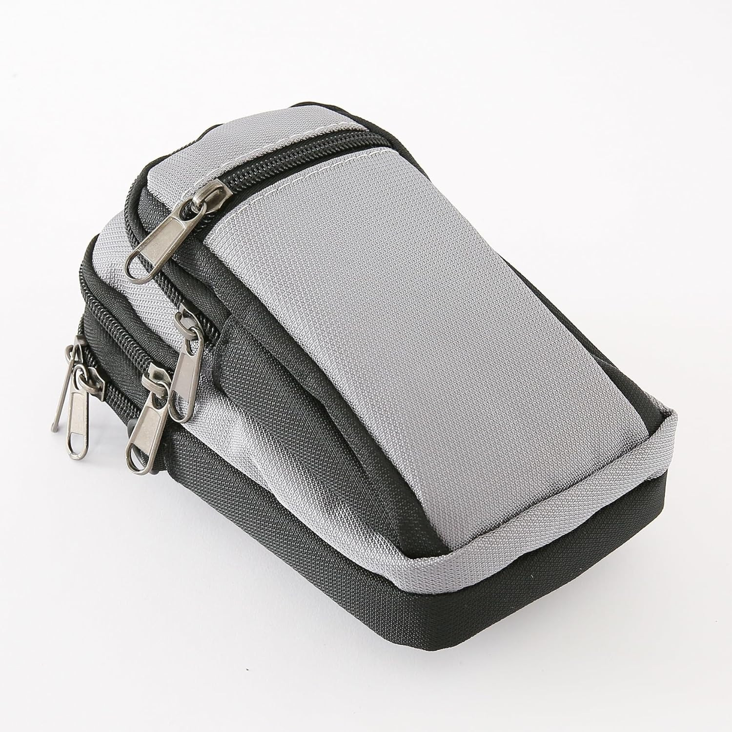 Kuber Industries Paspport Holder for Men & Women|Multifunction Passport Cover Bag|Nylon Passport Pouch for Luggage (Grey)