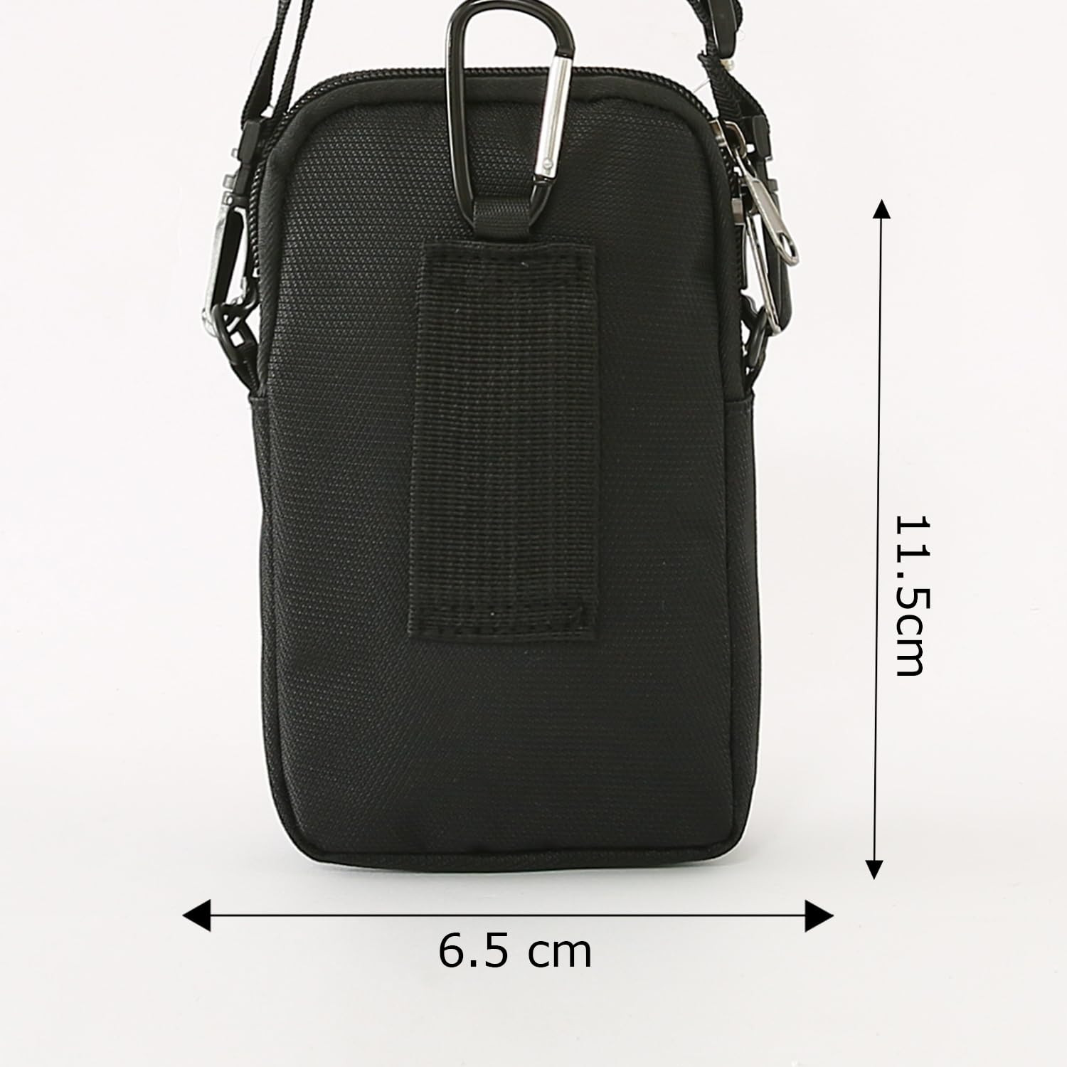 Kuber Industries Paspport Holder for Men & Women|Multifunction Passport Cover Bag|Nylon Passport Pouch for Luggage (Black)