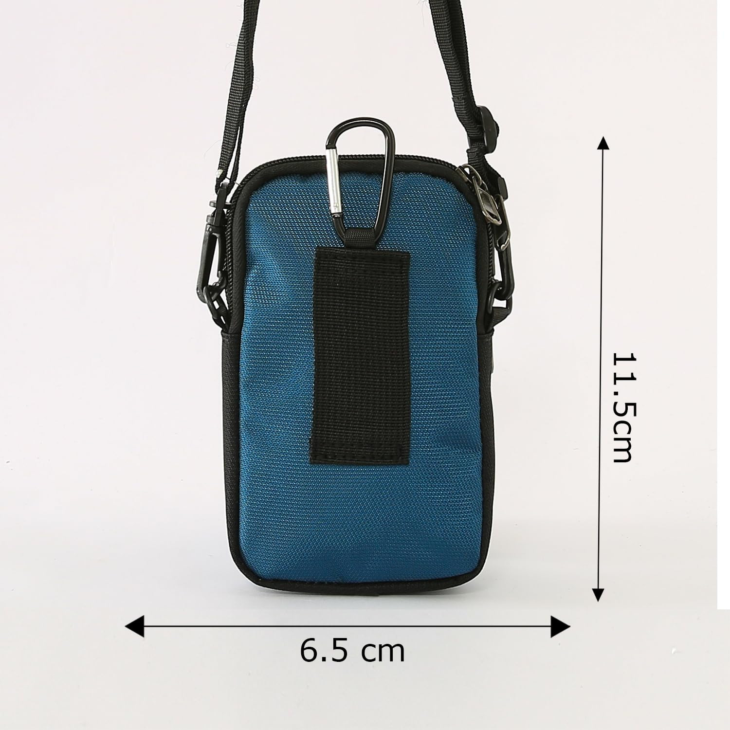 Kuber Industries Paspport Holder for Men & Women|Multifunction Passport Cover Bag|Nylon Passport Pouch for Luggage (Blue)