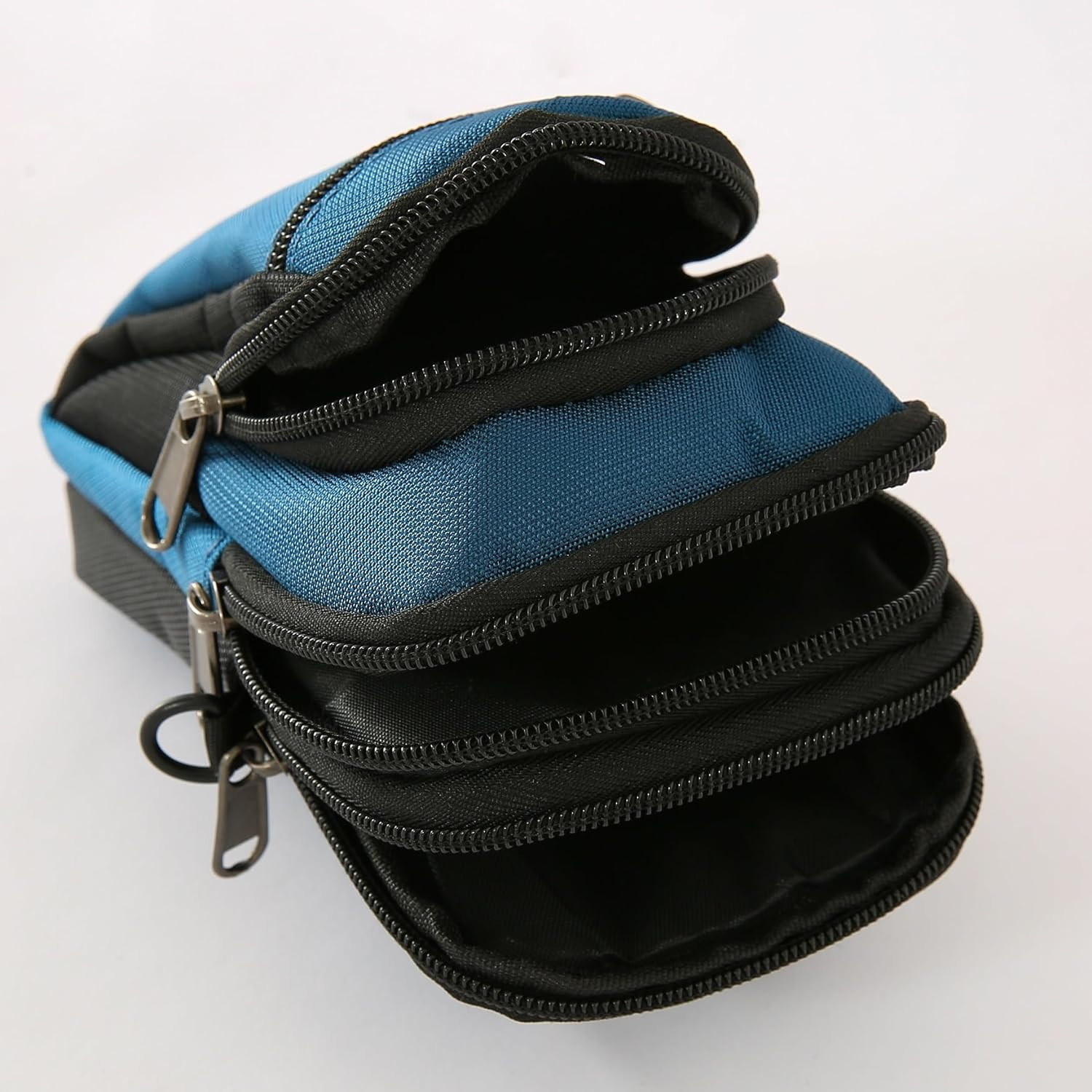 Kuber Industries Paspport Holder for Men & Women|Multifunction Passport Cover Bag|Nylon Passport Pouch for Luggage (Blue)