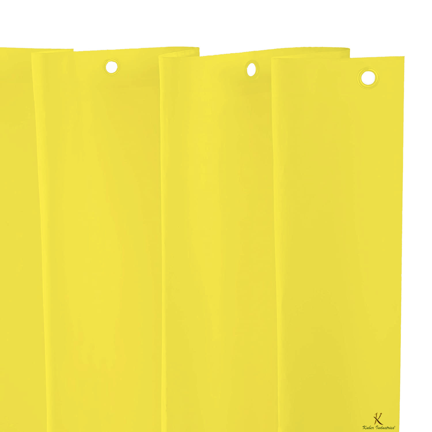 Kuber Industries PEVA Shower Curtain Liner , Heavy Duty Plastic Shower Curtain With Hooks for Bathroom, Bathtub, 70