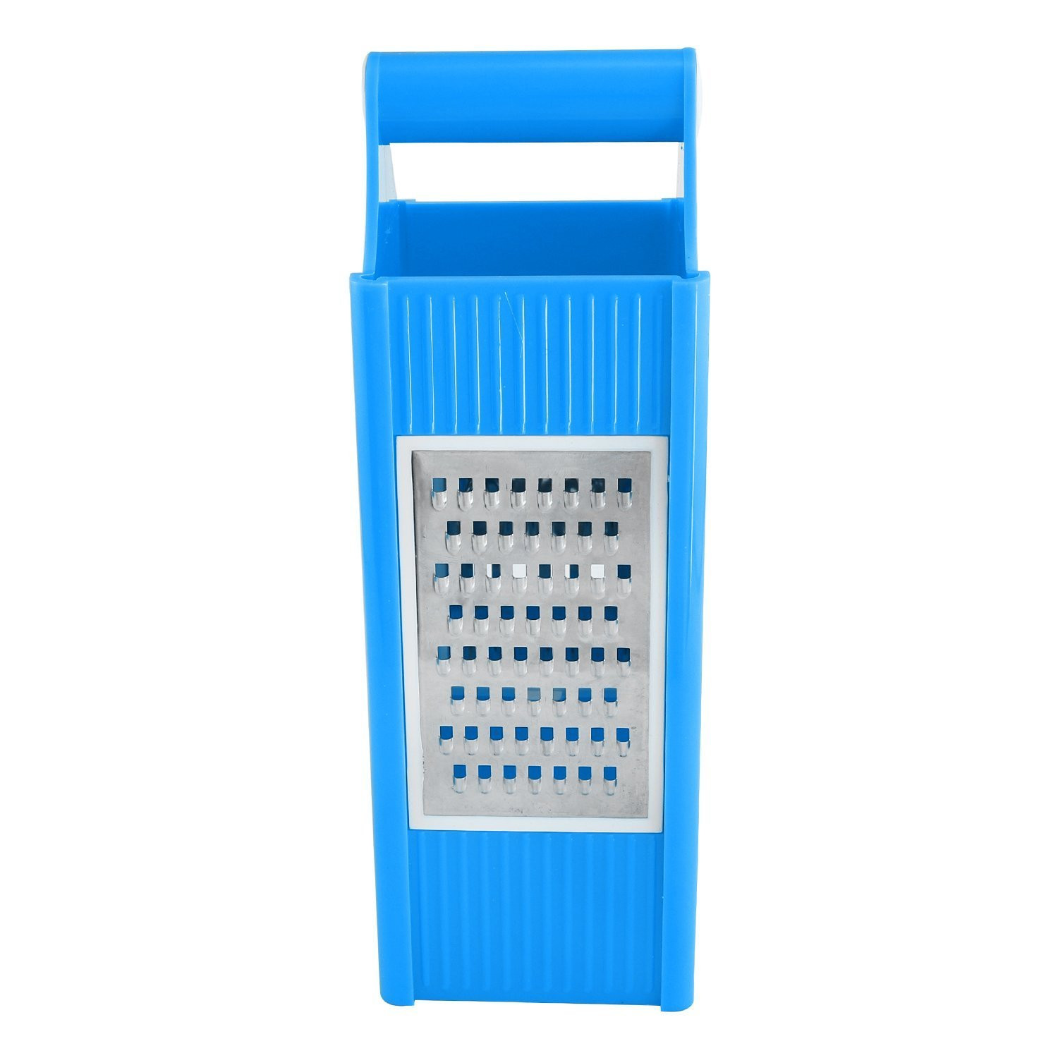 Kuber Industries Plastic 4 in 1 Vegetable Slicer/Potato Chips Maker Grater with 4 Sides Vegetable Choppers-Potato Chips Maker Vegetable Potato Slicer And Smooth Grip (Multi)