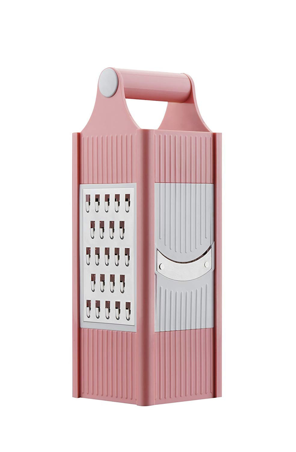 Kuber Industries Plastic 4 in 1 Vegetable Slicer/Potato Chips Maker Grater with 4 Sides Vegetable Choppers-Potato Chips Maker Vegetable Potato Slicer And Smooth Grip (Multi)