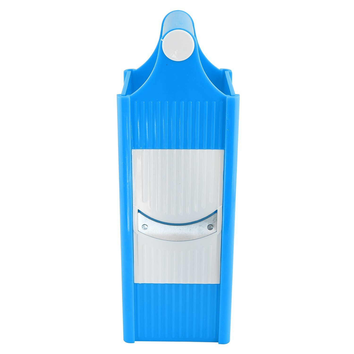 Kuber Industries Plastic 4 in 1 Vegetable Slicer/Potato Chips Maker Grater with 4 Sides Vegetable Choppers-Potato Chips Maker Vegetable Potato Slicer And Smooth Grip (Multi)