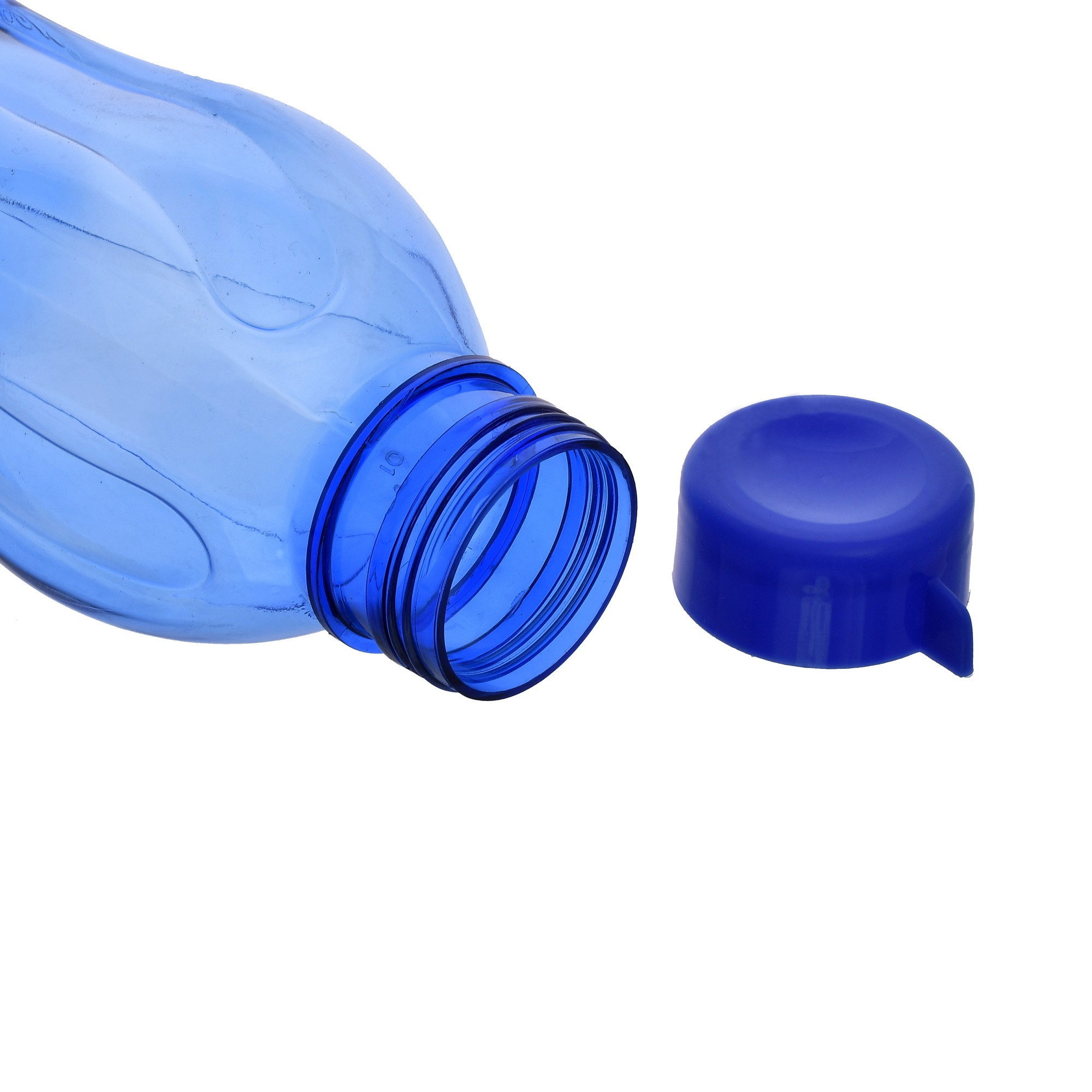 Kuber Industries Plastic Aqua Fridge Water Bottle with Lid (1000ml, Pink & Blue)-KUBMART520